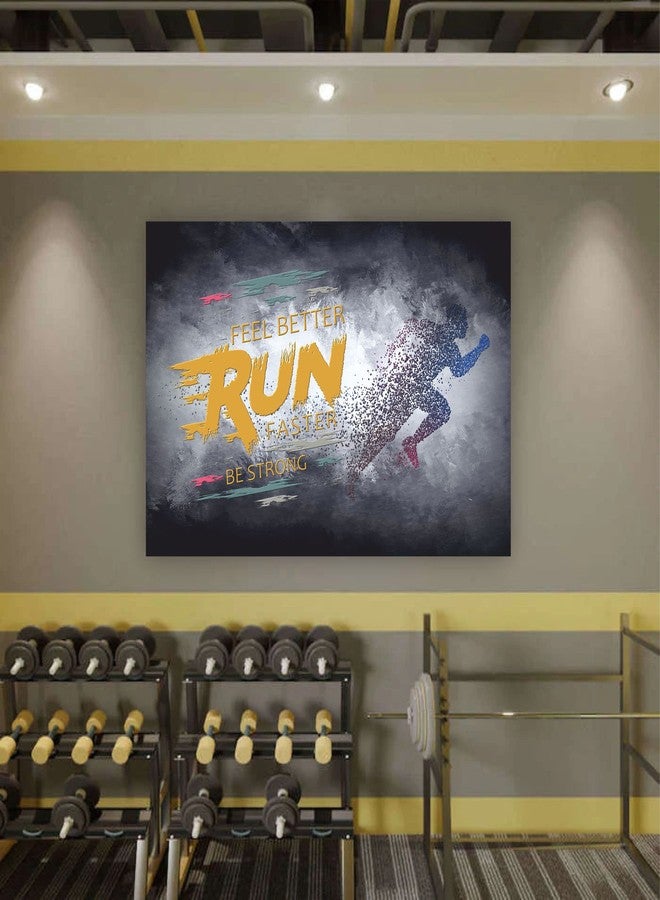 DECOR PRODUCTION Gym Quote Motivational Wallpaper Poster | Wall Sticker |Self Adhesive Vinyl for Fitness Room, Office Decor,Home Decor, Bedroom, Hall, Gym Room etc(Size-24x36 inch)_05 (Design 02) - Image 2